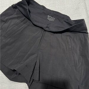Athleta Jet Black Performance Shorts